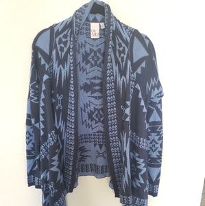 Oh MG! Cozy Boho Tribal Geometric Cardigan